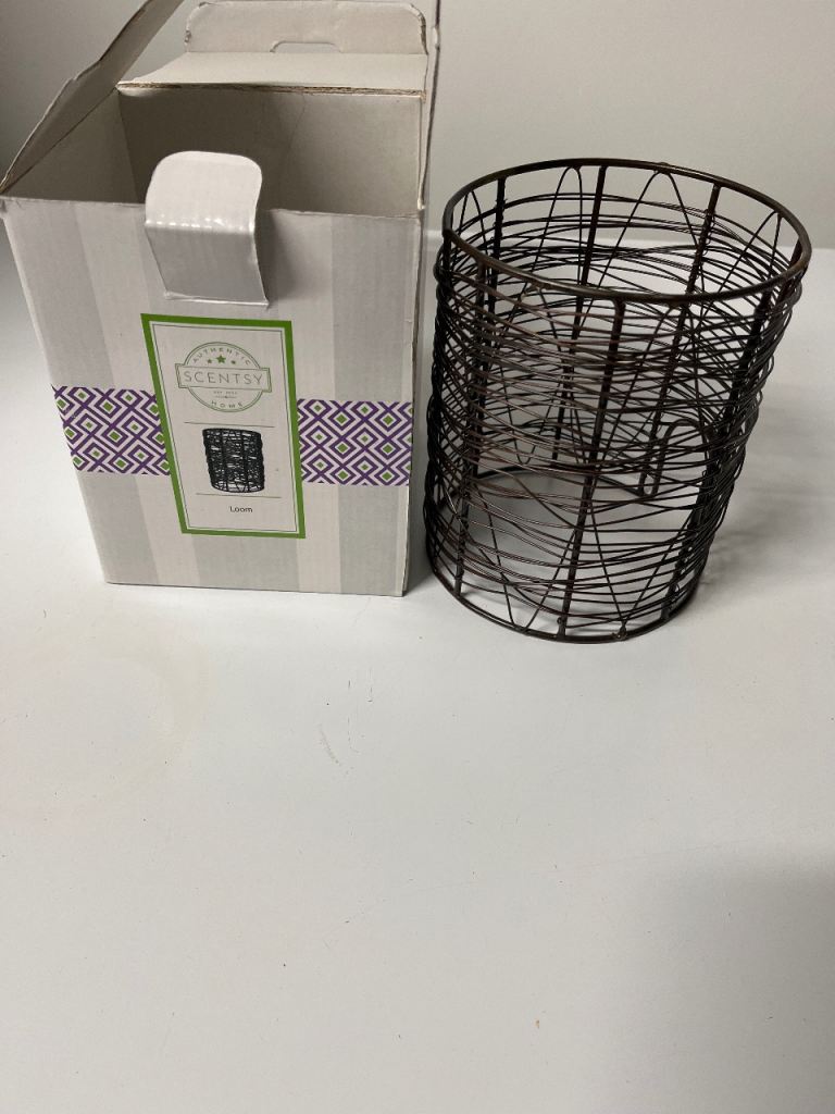 Scentsy Wire Storage Basket - Brown