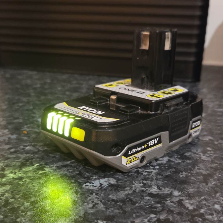 Genuine Ryobi RB1820C 18V ONE+™ 2.0AH Lithium+ Compact Battery