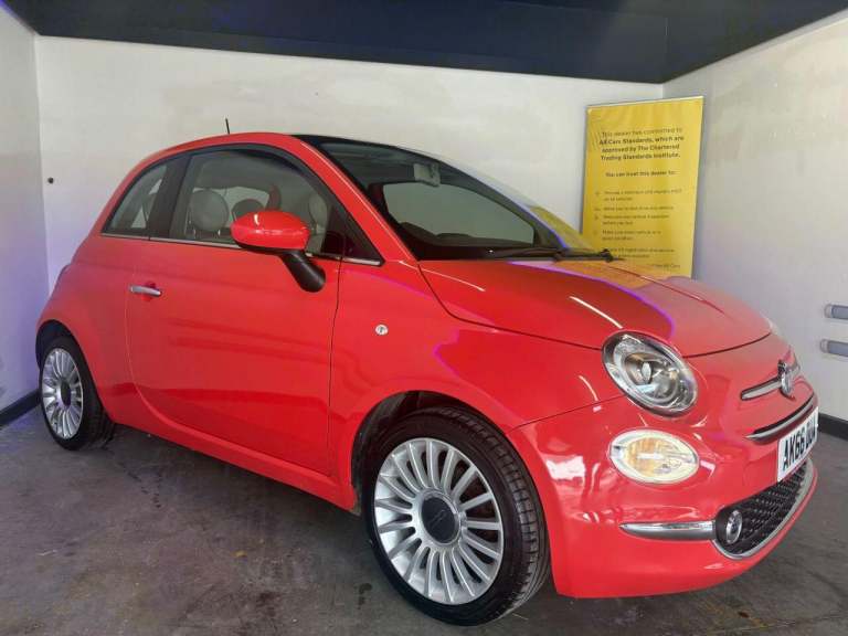 2016 Fiat 500 1.2 Lounge Hatchback 3dr Petrol Manual Euro 6 (s/s) (69 bhp) HATCHBACK Petrol Manual