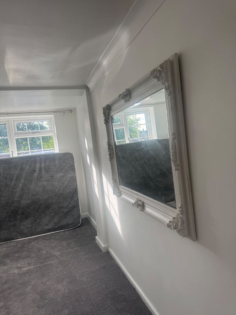 One large bedroom with a separate