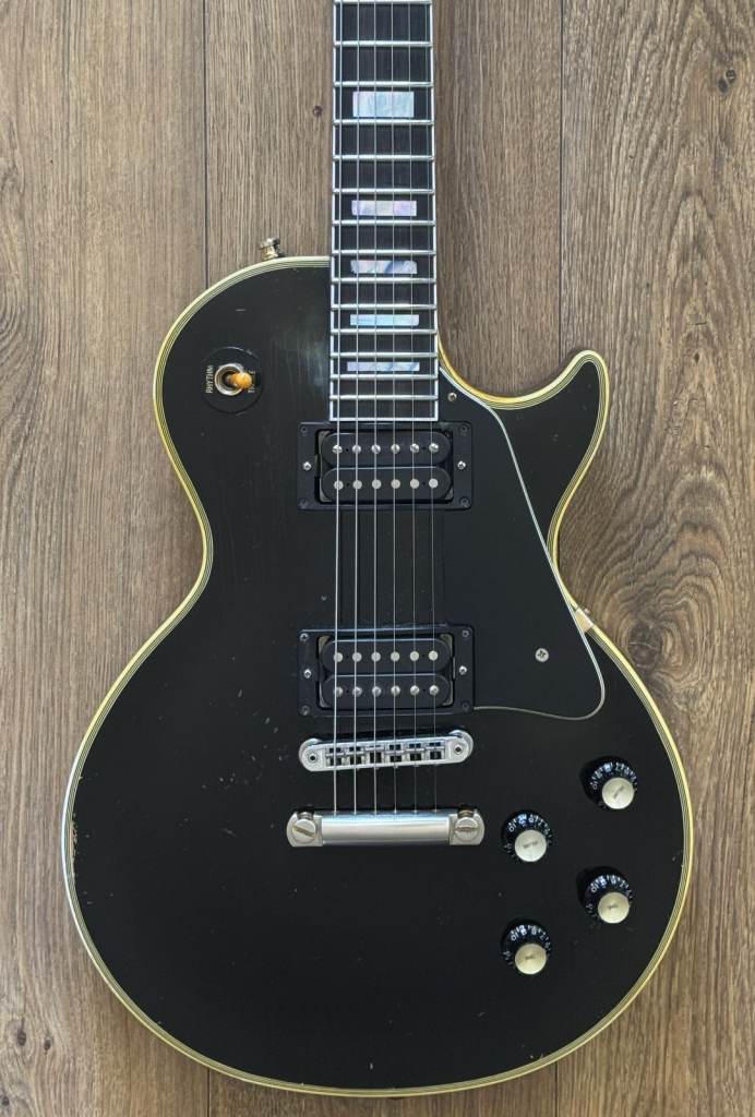 1986 Gibson Les Paul Custom Ebony Heavy Aged – Mojo Machine - Trades