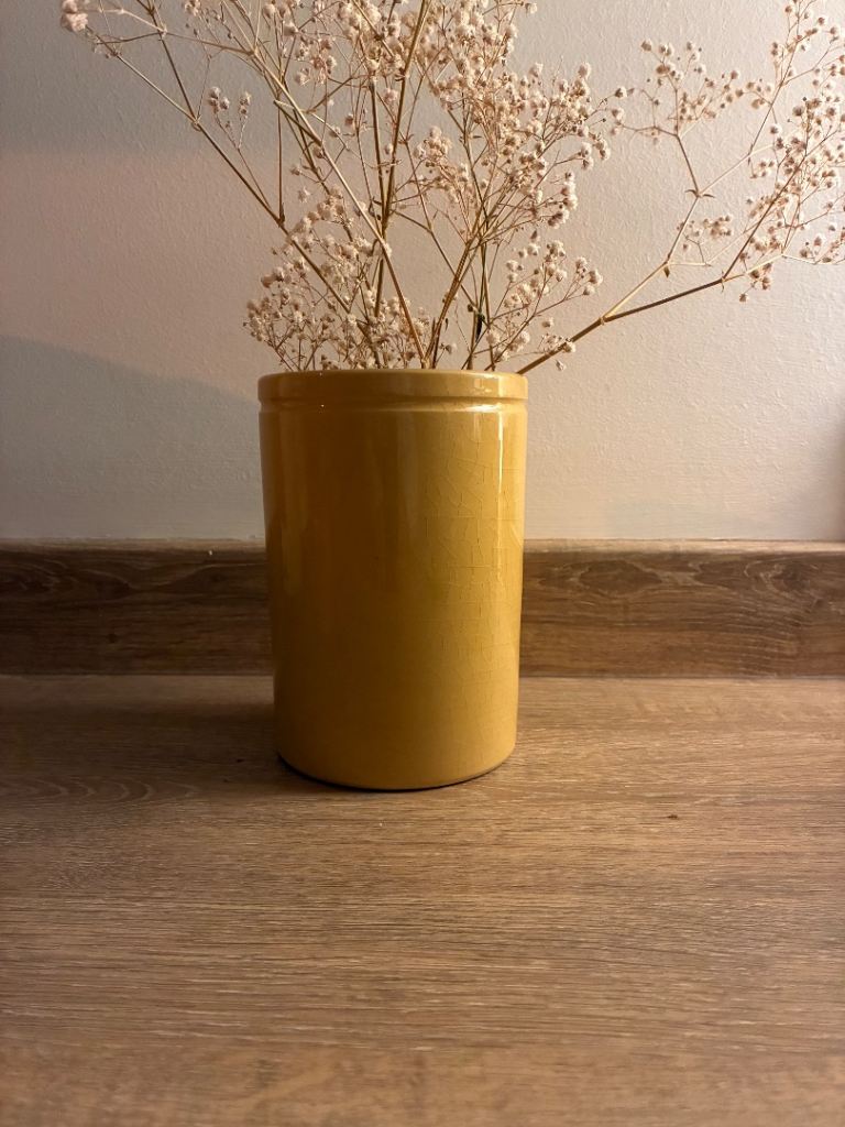 T.G Green Ltd Church Gresley Yellow Ceramic Pot