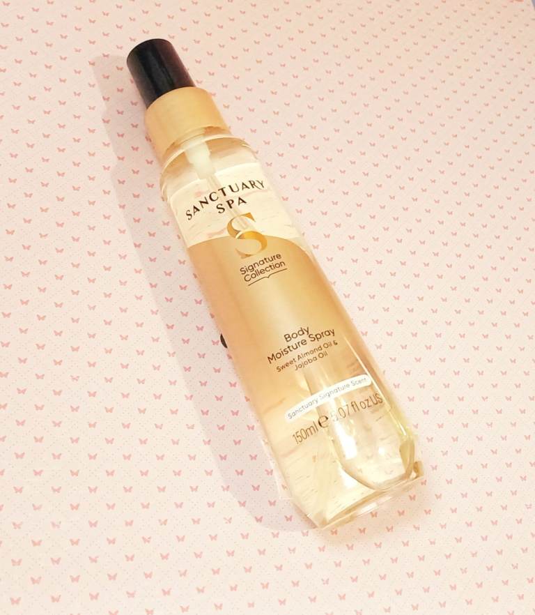 Sanctuary Spa Body Moisture Spray 150ml Sweet Almond Jojoba Oil, After Shower Moisturiser 