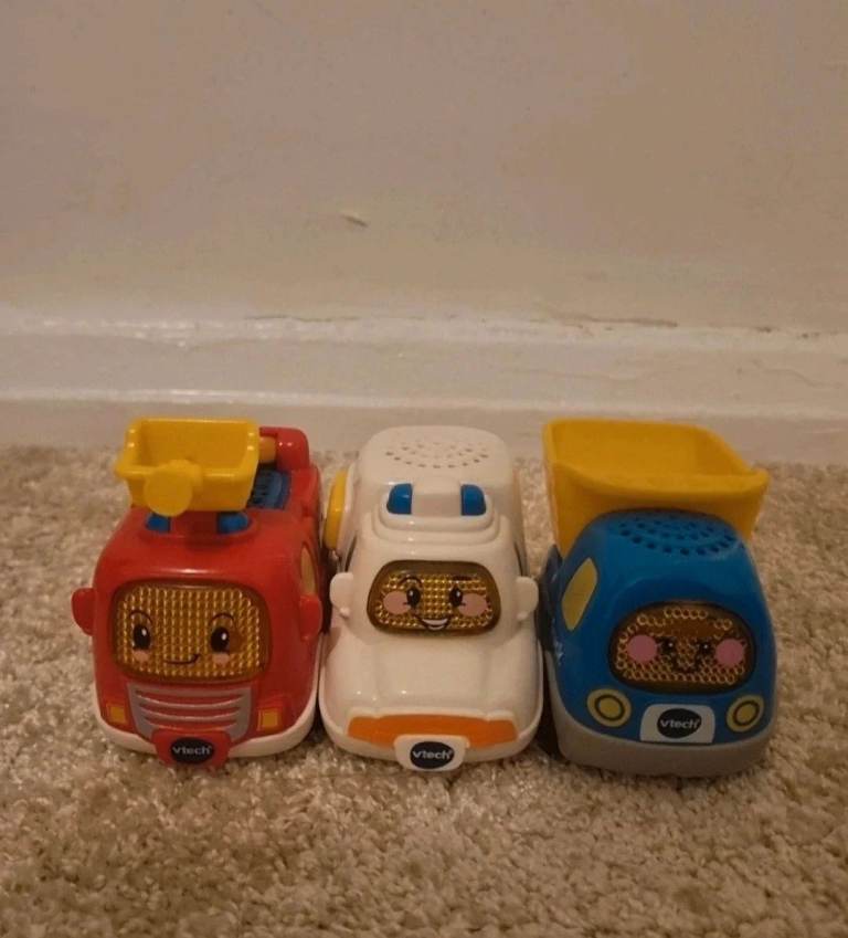 V tech toot toot drivers car pack bundle ambulance fire engine digger dump truck
