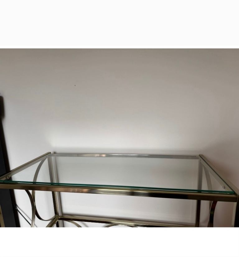 Gold metal shelves for sale 