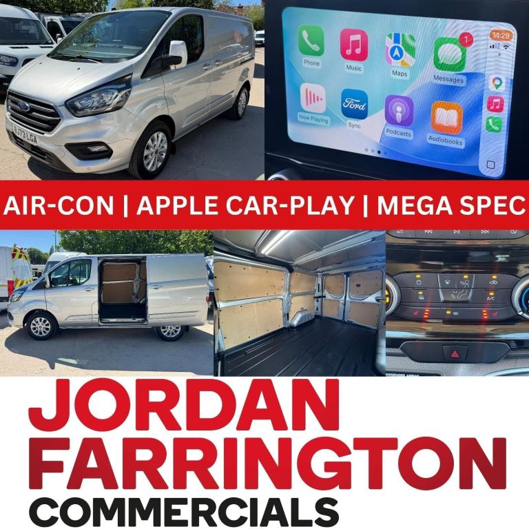 2023 FORD TRANSIT CUSTOM 300 L1H1 SWB LIMITED PANEL VAN WITH AIRCON (GREAT SPEC)
