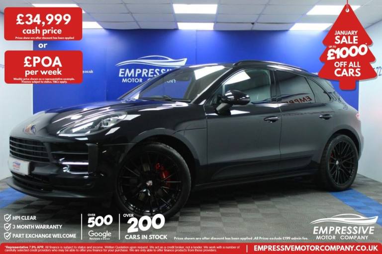 2019 69 PORSCHE MACAN 3.0T V6 S SUV 5DR PETROL PDK 4WD EURO 6 (S/S) (354 PS)