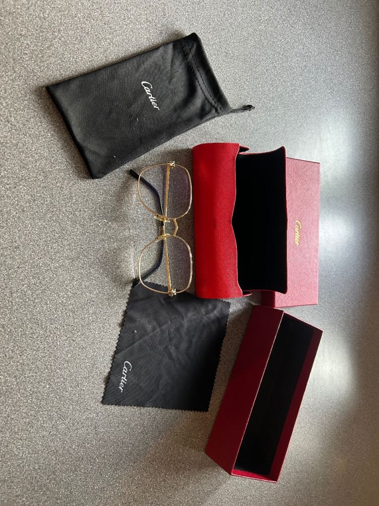 Beautiful Ladies Cartier Panthere CT0417o 001 - Glasses - Sunglasses With Case - Genuine - RRP £750
