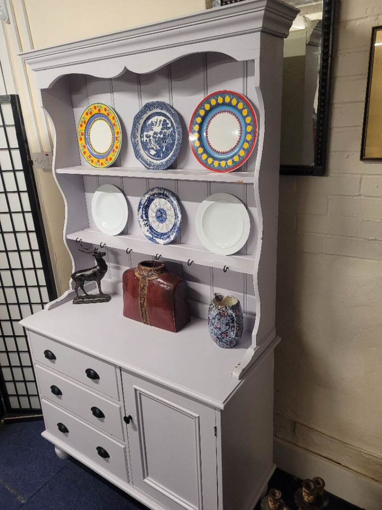 Lovely light grey painted Welsh Dresser   