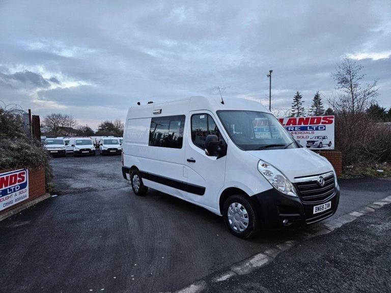 2018 ON A 68 PLATE VAUXHALL MOVANO 2.3CDTI F3500 MWB MESS UNIT ULEZ FREE ZONE