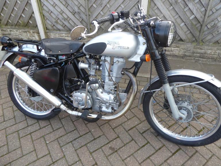 ROYAL ENFIELD BULLET 500 57 REG LOW MILES 5 SPEED DELLORTO CARB  1 YRS MOT