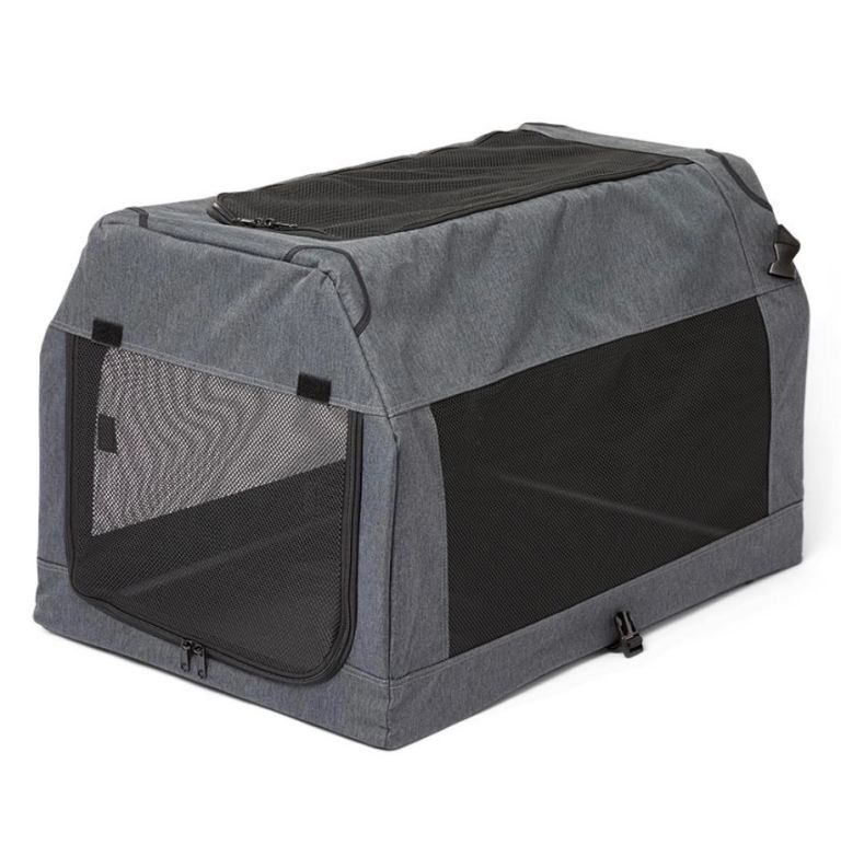 £30 - Pets at Home Medium Soft Sided Folding Fabric Dog Crate Grey