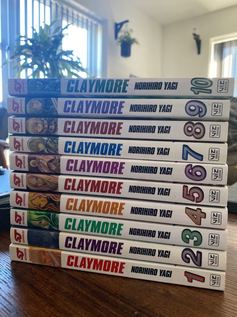 Claymore Manga Vol 1-10