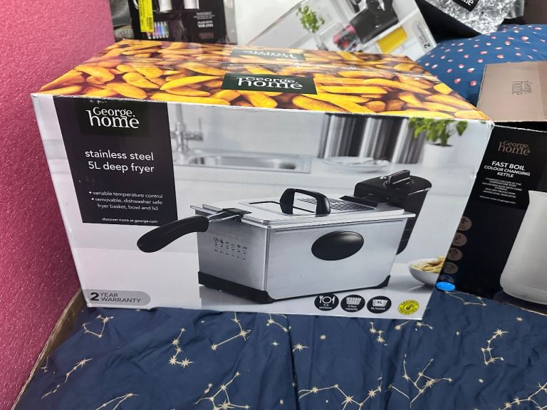 Stainless Steel 5L Deep Fryer - Brand New in Box