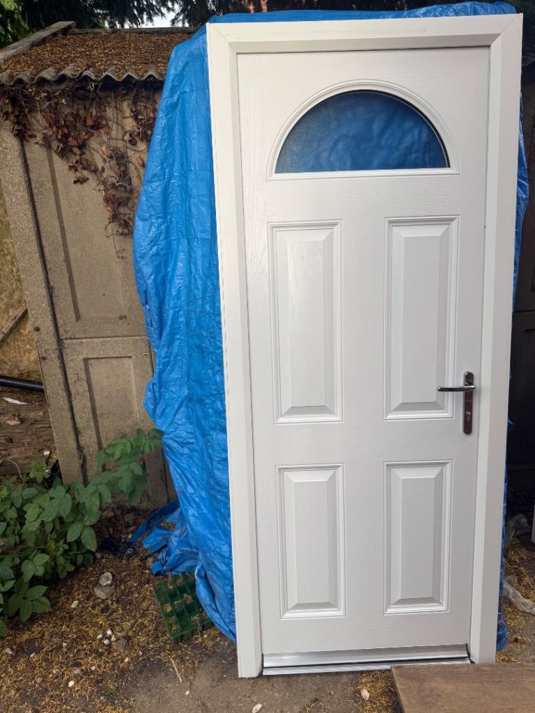 White composite Door  870 by 2040 frame to frame 