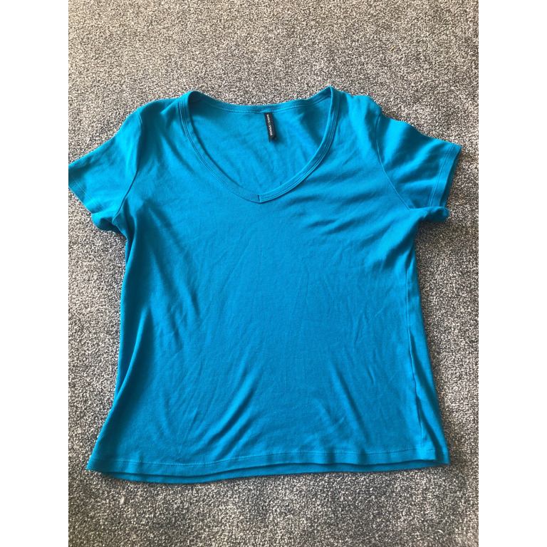 M&S T-Shirt turquoise U.K. 16