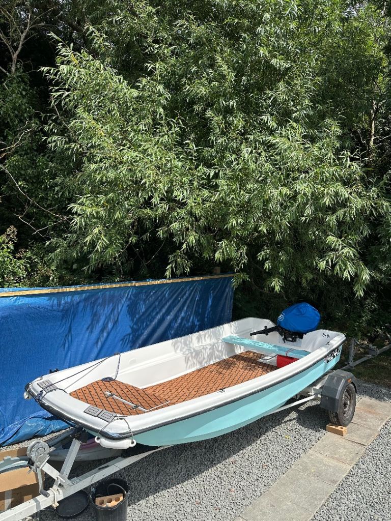 Orkney Dory 13ft Fishing Boat With Trailer (engine not included