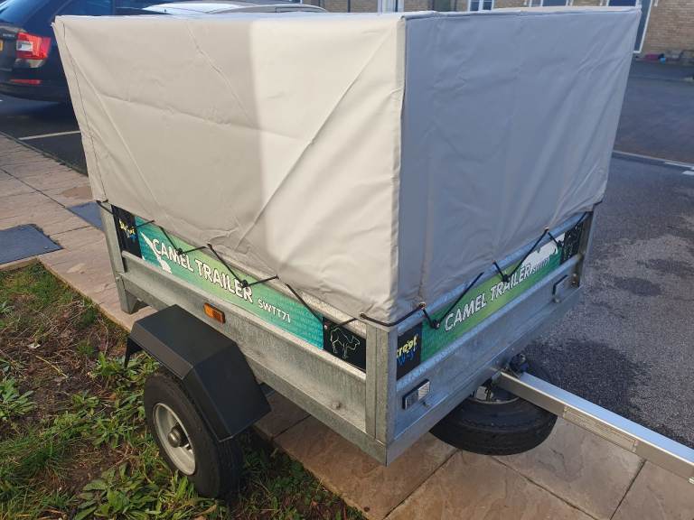 Camel swt171 4x3 trailer with extended mesh sides and New cover 