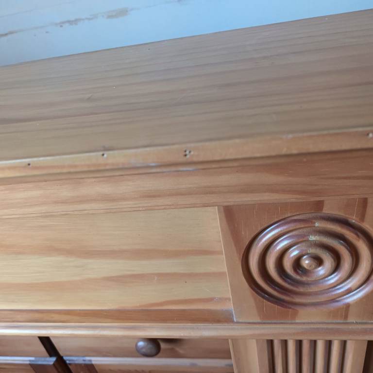 Wooden Fire Surround Mantlepiece - Good Condition