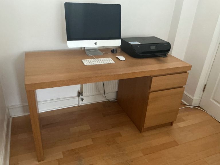 Solid Wooden Office Desk