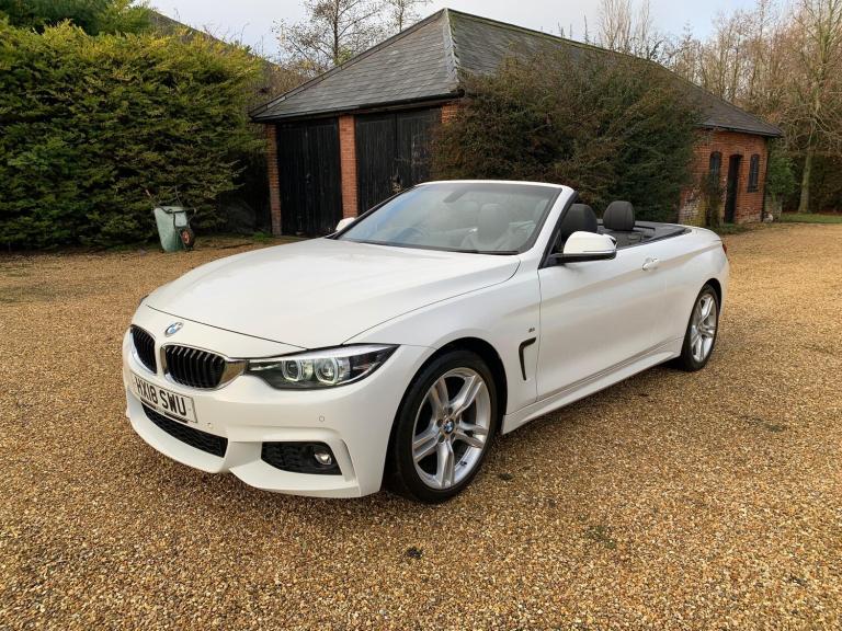 2018 BMW 4 Series 2.0 420d M Sport Auto Euro 6 (s/s) 2dr CONVERTIBLE Diesel Automatic