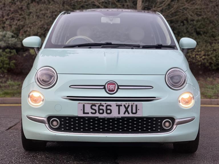 2016 Fiat 500 1.2 Lounge Euro 6 (s/s) 3dr HATCHBACK Petrol Manual