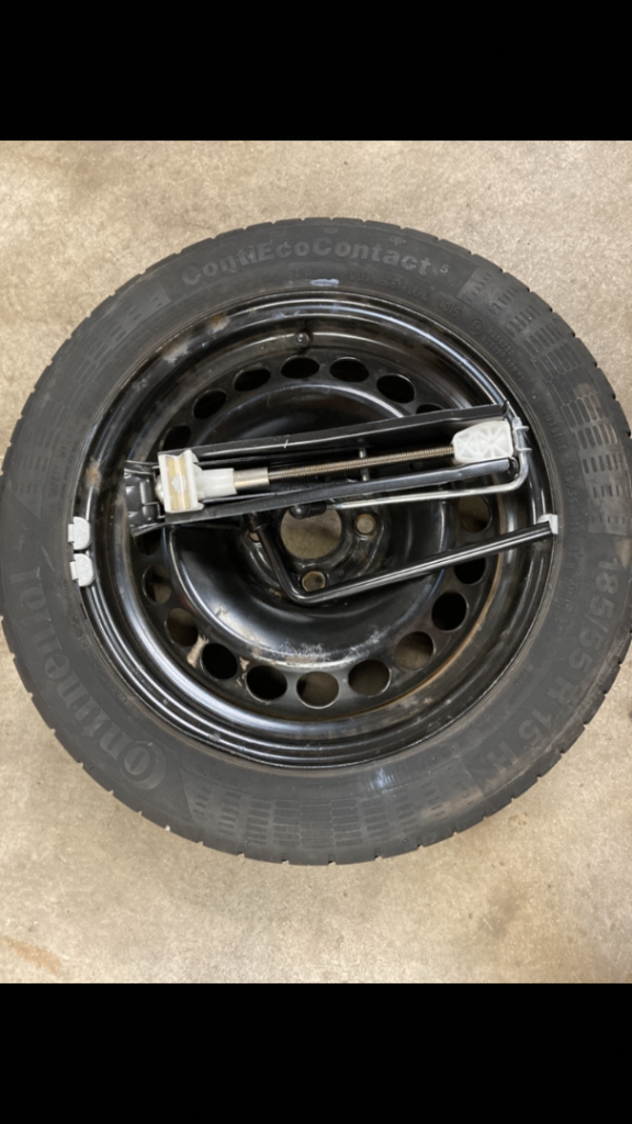 Vauxhall CORSA D and E spare wheel kit 