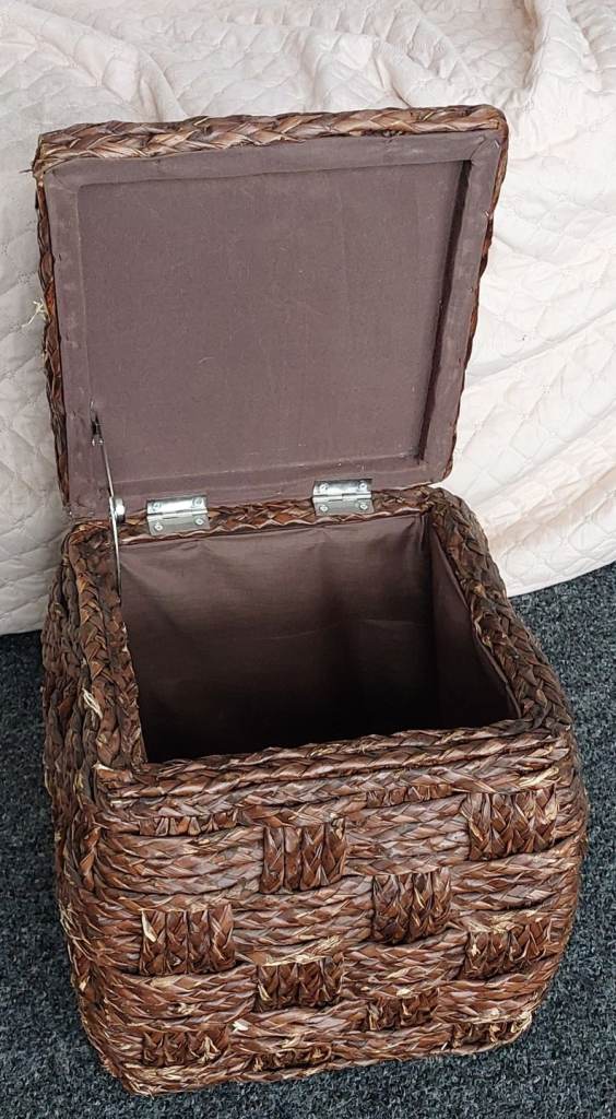 Rattan storage/stool