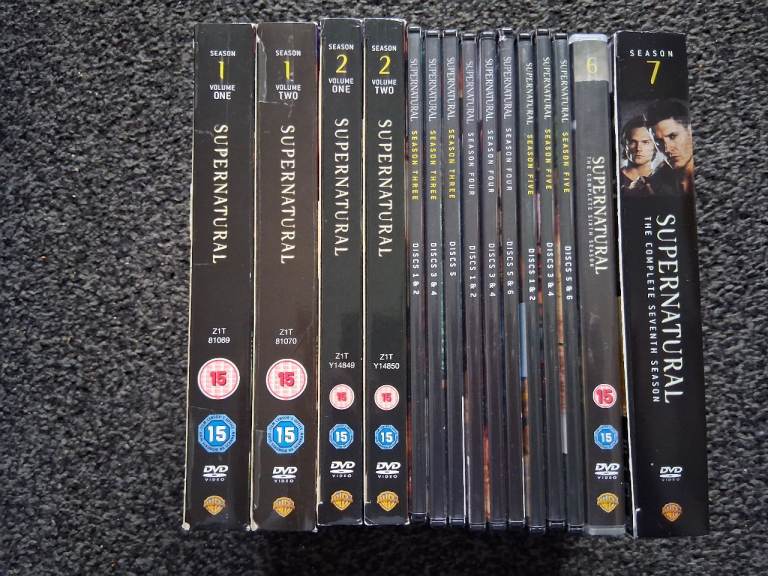 SUPERNATURAL SEASONS 1-7 DVD