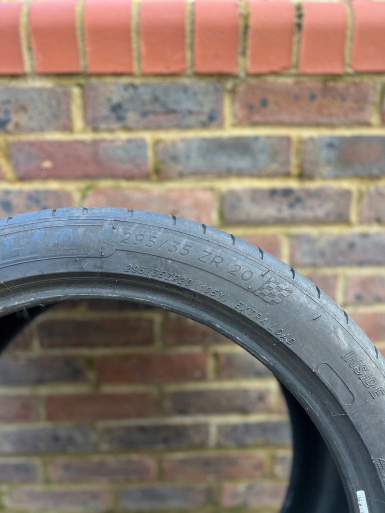 Michelin pilot sport 4s 295/35 ZR 20