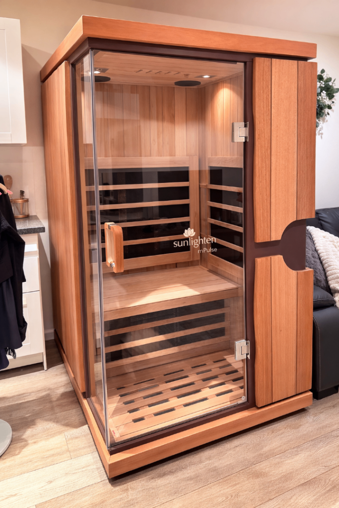 Sunlighten mPulse 3-in-1 Infrared Sauna (Full Spectrum) – Excellent Condition – RRP £9,000