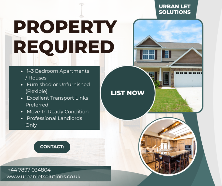 HA1 2RH | PROPERTY REQUIRED – IMMEDIATE DEMAND