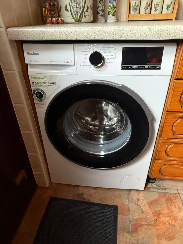 Blomberg LWA18461W 8kg 1400 SpinSave Washing Machine - White