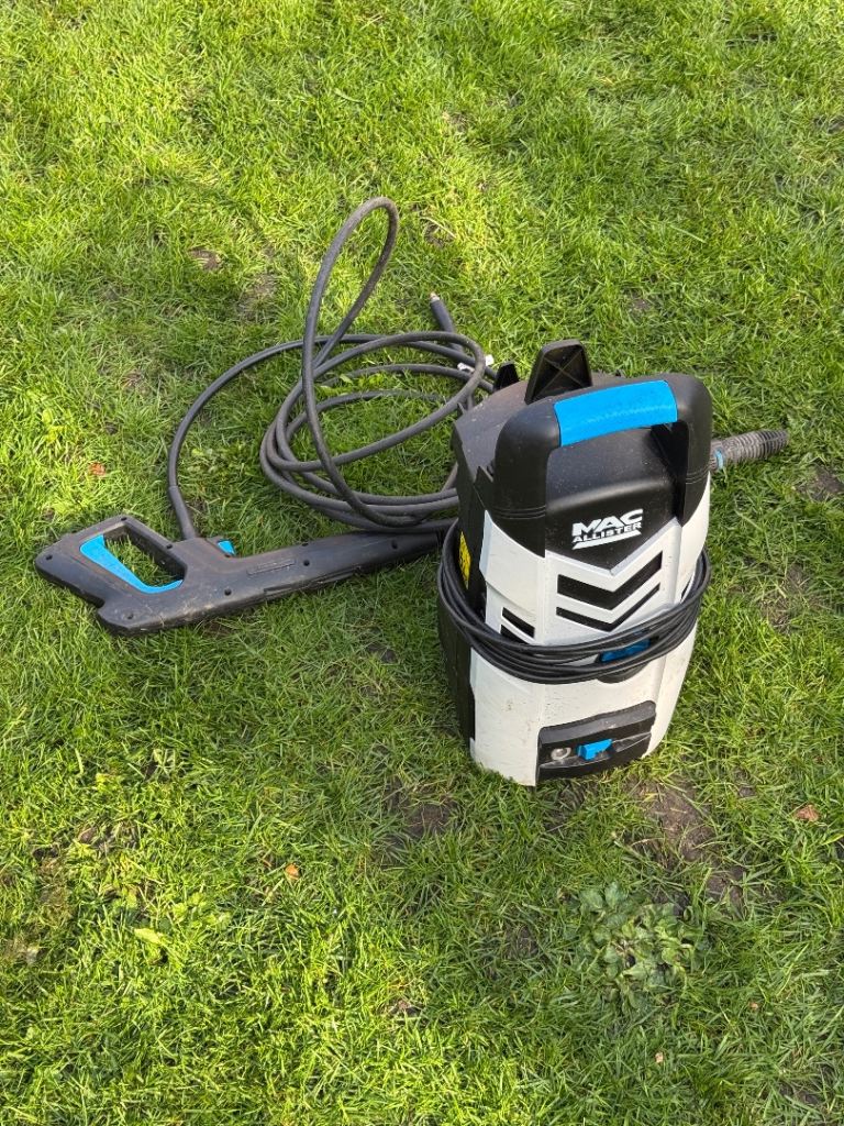 Mac Allister 1.3kw (100bar) pressure washer 