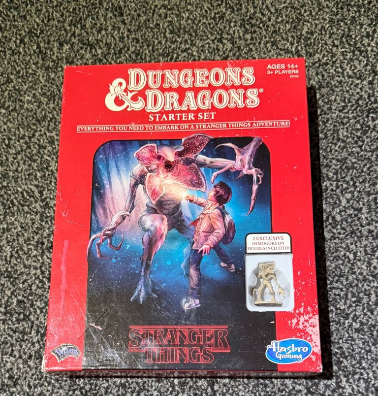 Stranger Things dungeons & Dragon game.