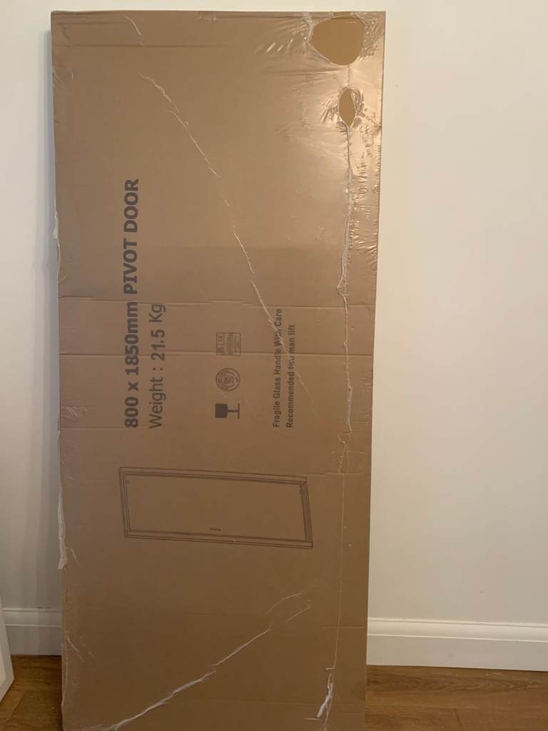 Pivot shower door 800x1850mm