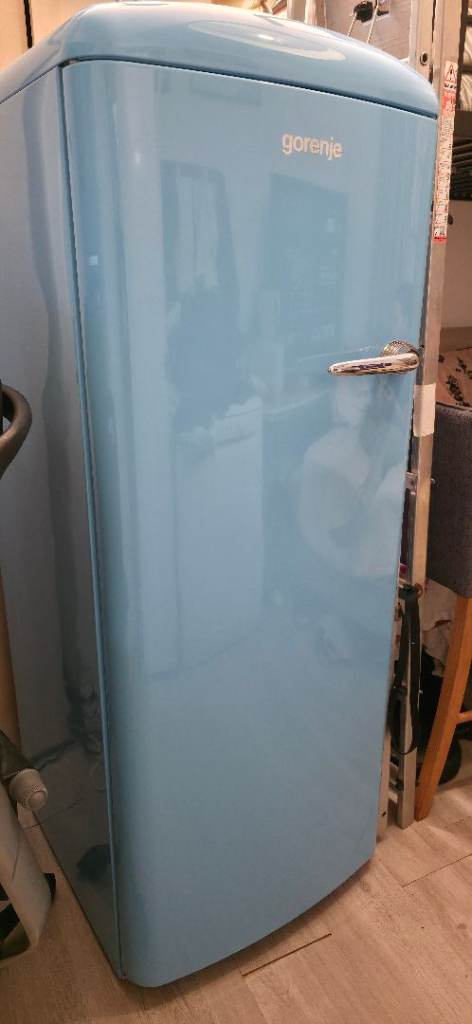 Delivery Like new 150 cm tall Gorenje Retro style Blue. 