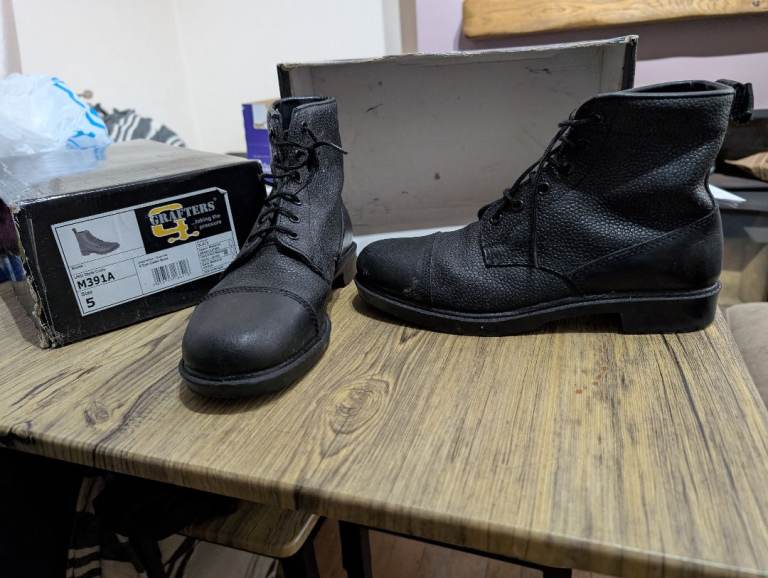 Grafters military cadets boots 