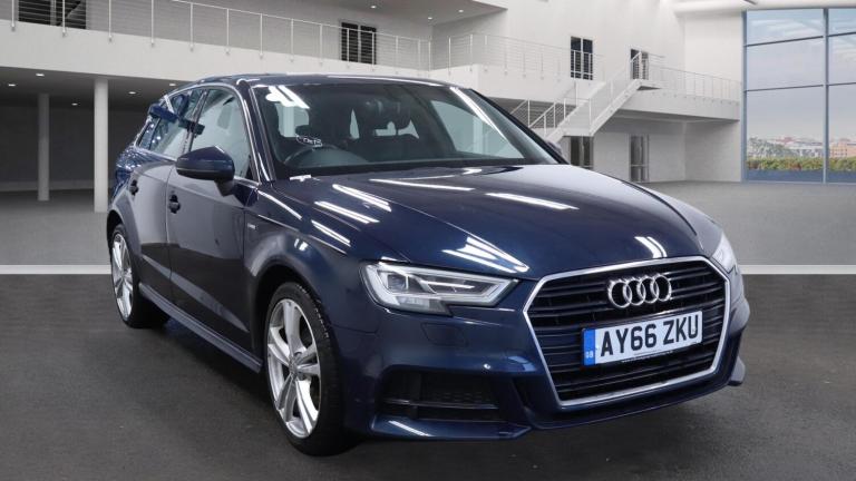 2016 Audi A3 1.6 TDI S line Sportback Euro 6 (s/s) 5dr HATCHBACK Diesel Manual