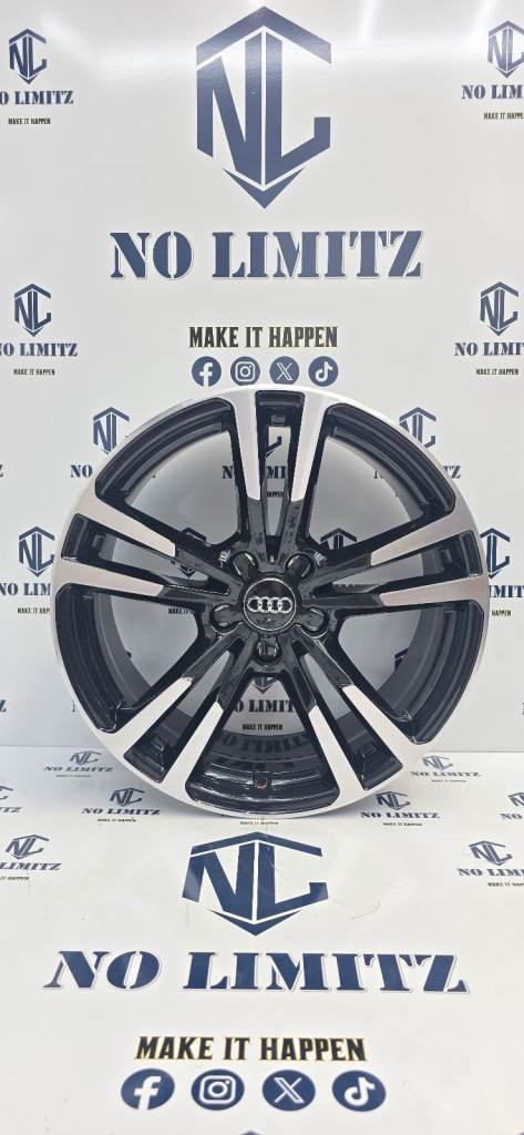 PREMIUM DIVISON GENUINE AUDI 18" 8J A3 8V S-LINE SINGLE ALLOY WHEEL 8V0601025BC DIAMOND CUT