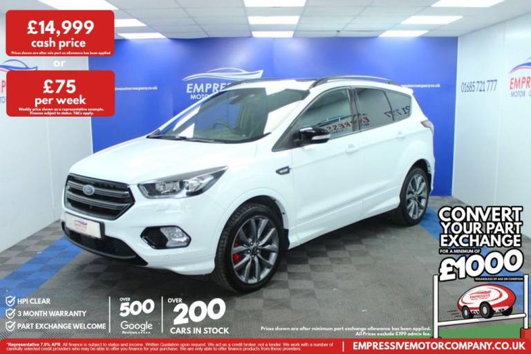 2019 19 FORD KUGA 2.0 TDCI ECOBLUE ST-LINE EDITION SUV 5DR DIESEL MANUAL AWD EUR
