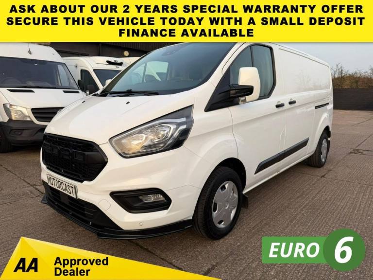 2021 71 FORD TRANSIT CUSTOM 2.0 TDCI T300 TREND ECOBLUE L2 H1 LWB LOW ROOF. 100B