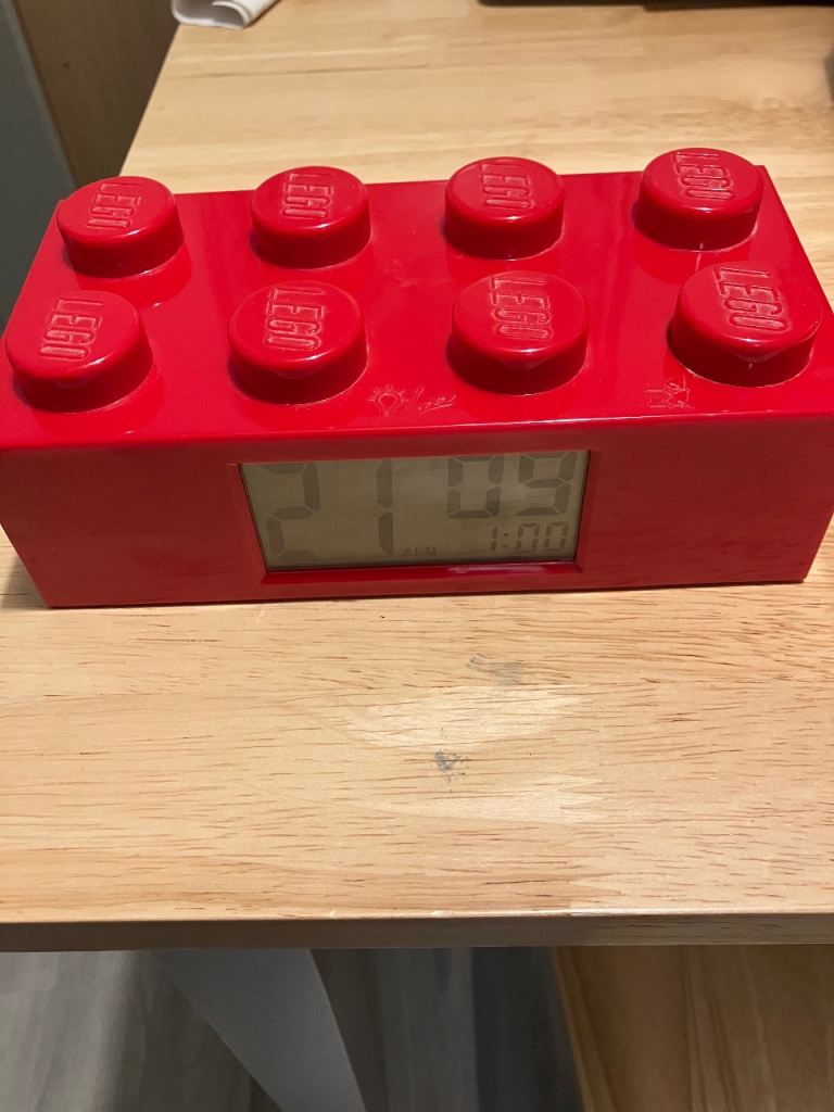 Lego Brick Alarm Clock 