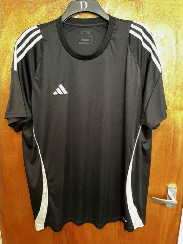 Adidas Mens Tiro 24 Jersey - Black/White - Size 2XL - As Good As New