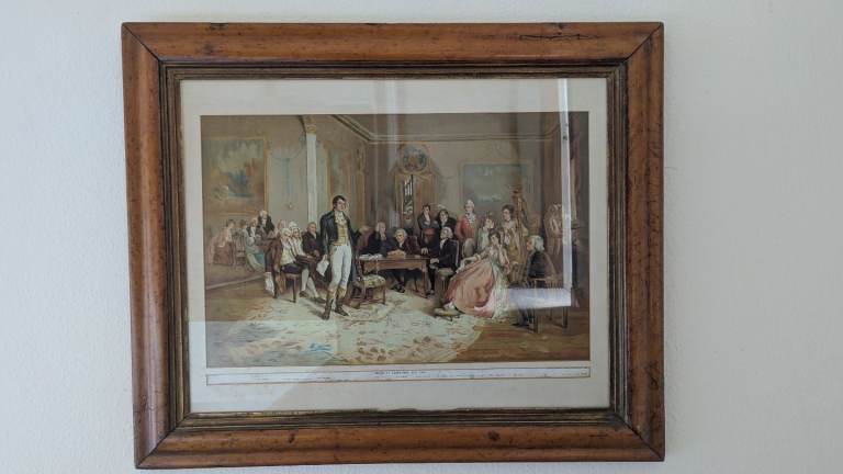 Print of Robert Burns in Edinburgh 