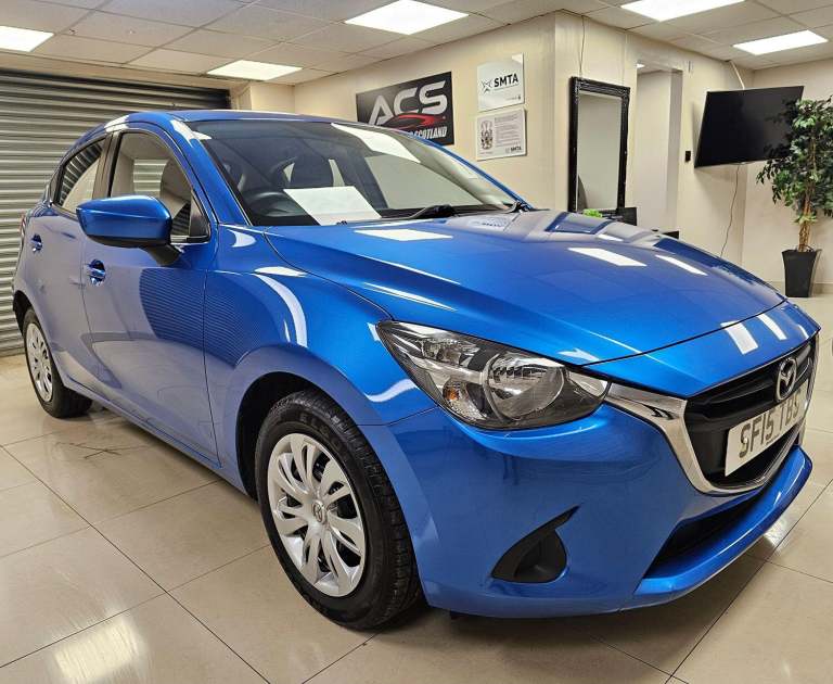 MAZDA MAZDA2 1.5 SKYACTIV-G SE Blue Manual Petrol 2015 WARRANTY 12 MONTHS MOT