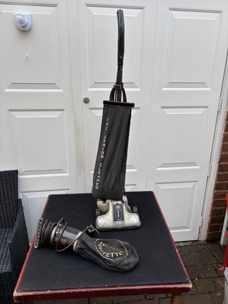 Vintage Hoover Junior Vacuum Cleaner & Dustette – Fair Condition