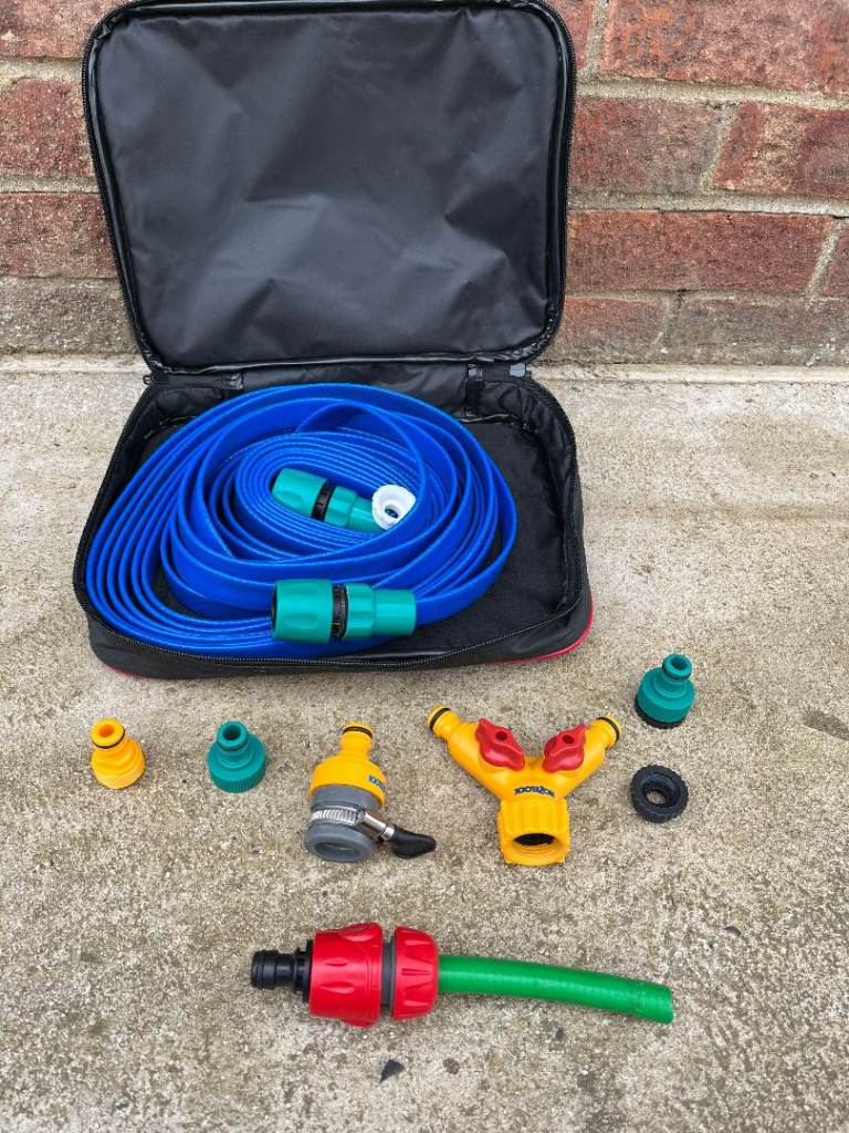 Caravan / Motorhome Flat Fresh Water Hose Kit