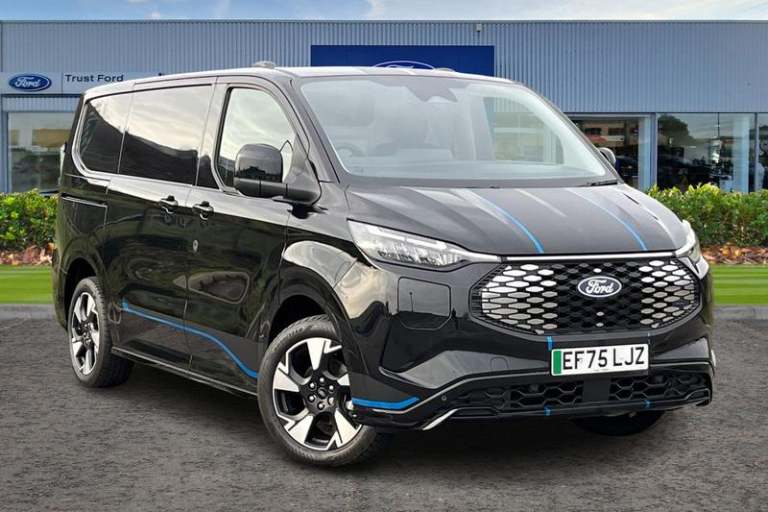 2025 Ford Transit Custom E- 320 L1  RWD 160kW 65kWh H1  Sport Auto Automatic Van Electric Automatic