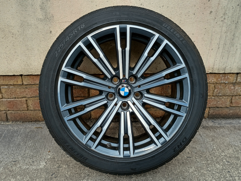 18" BMW 3 SERIES G20 M SPORT ALLOY WHEEL / GREAT TYRE 5x112